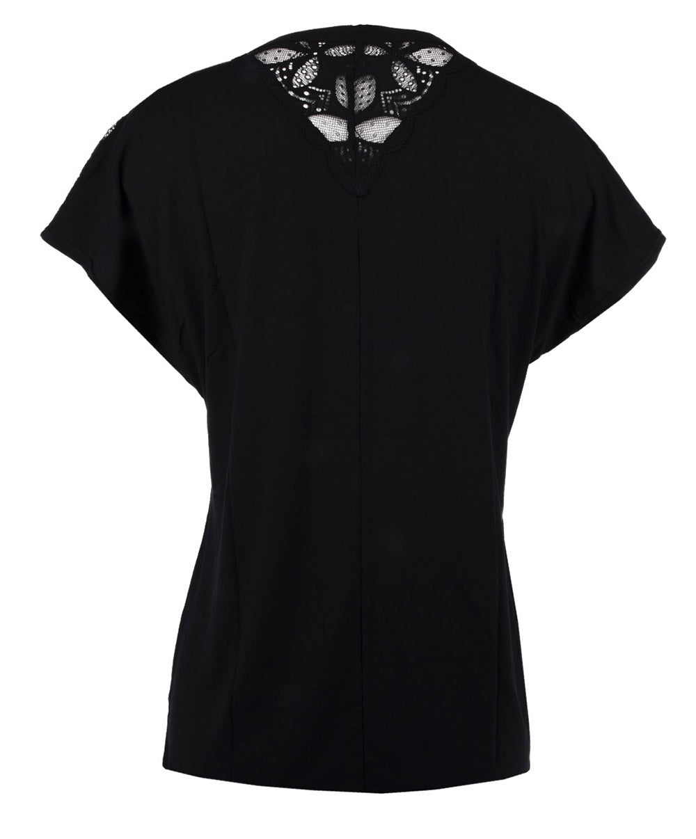 Top manches courtes Antigel de Lise Charmel Stricto Sensuelle noir ELH4317-NO 10