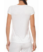 Top manches courtes Antigel de Lise Charmel Tressage Graphic blanc ELC4337-TB