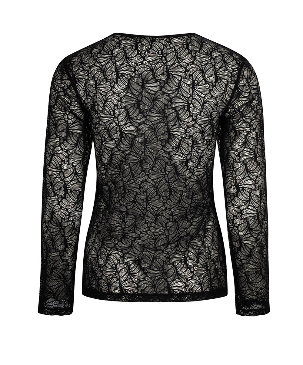 Top manches longues Antigel de Lise Charmel Atelier Séduction noir ELH4457-NO 100