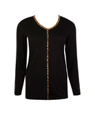 Top manches longues Antigel de Lise Charmel Libre Panthère fauve et noir ELH4438-FN