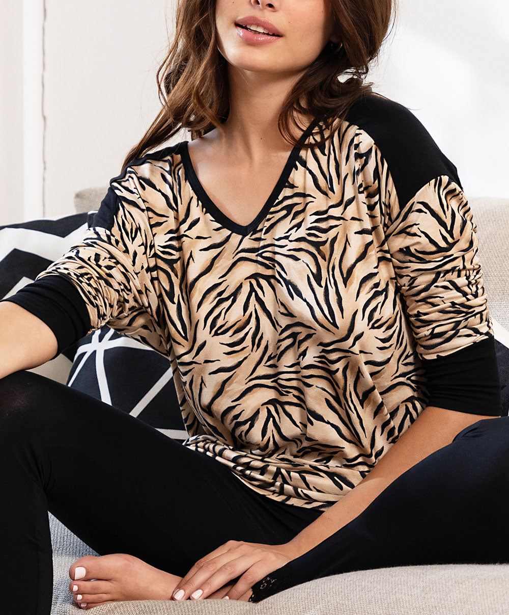 Tunique Antigel de Lise Charmel Tigre Rebelle tigre blond ELH4878-TB