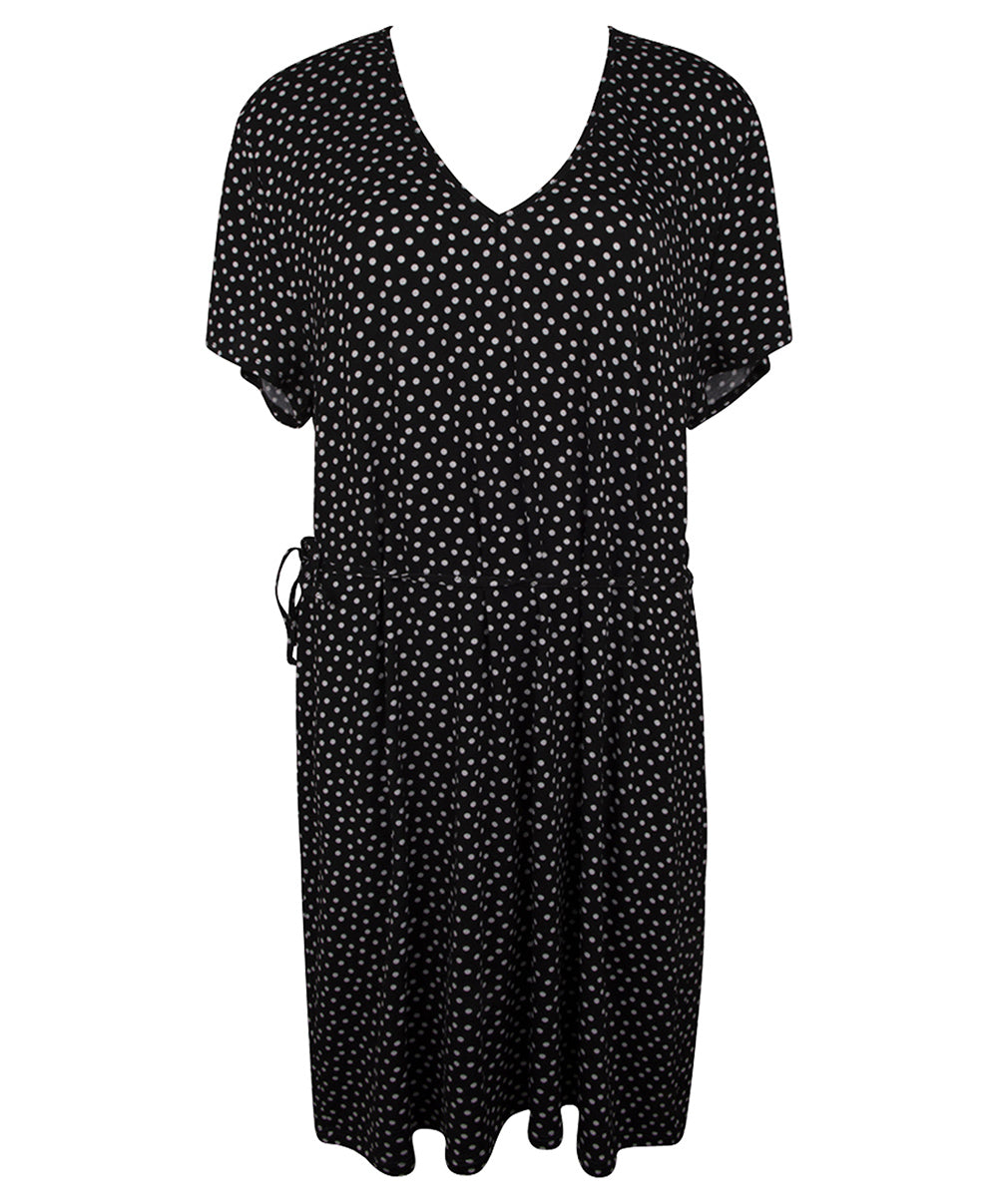 Tunique d'été La Muse Dolce Vita pois noir Antigel Bain ESB4486-PN 10
