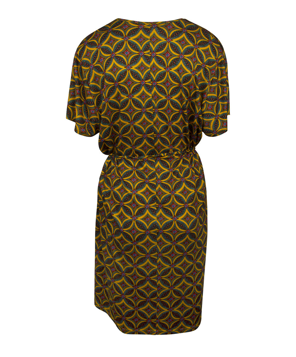 Tunique de plage La Muse Africa jaune Antigel Bain ESB4456-JA