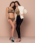 Veste à zipper Antigel de Lise Charmel Libre Panthère fauve et noir ELH5638-FN