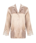Veste chemisier haut de pyjama en soie Lise Charmel Splendeur soie aurore ALC3480-SR