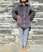 Veste d'intérieur en fausse fourrure Cosy23 Canat gris