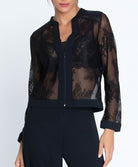 Veste de pyjama Lise Charmel Féérie Couture noir ALH3474-NO