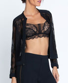 Veste de pyjama Lise Charmel Féérie Couture noir ALH3474-NO