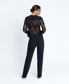 Veste de pyjama Lise Charmel Féérie Couture noir ALH3474-NO