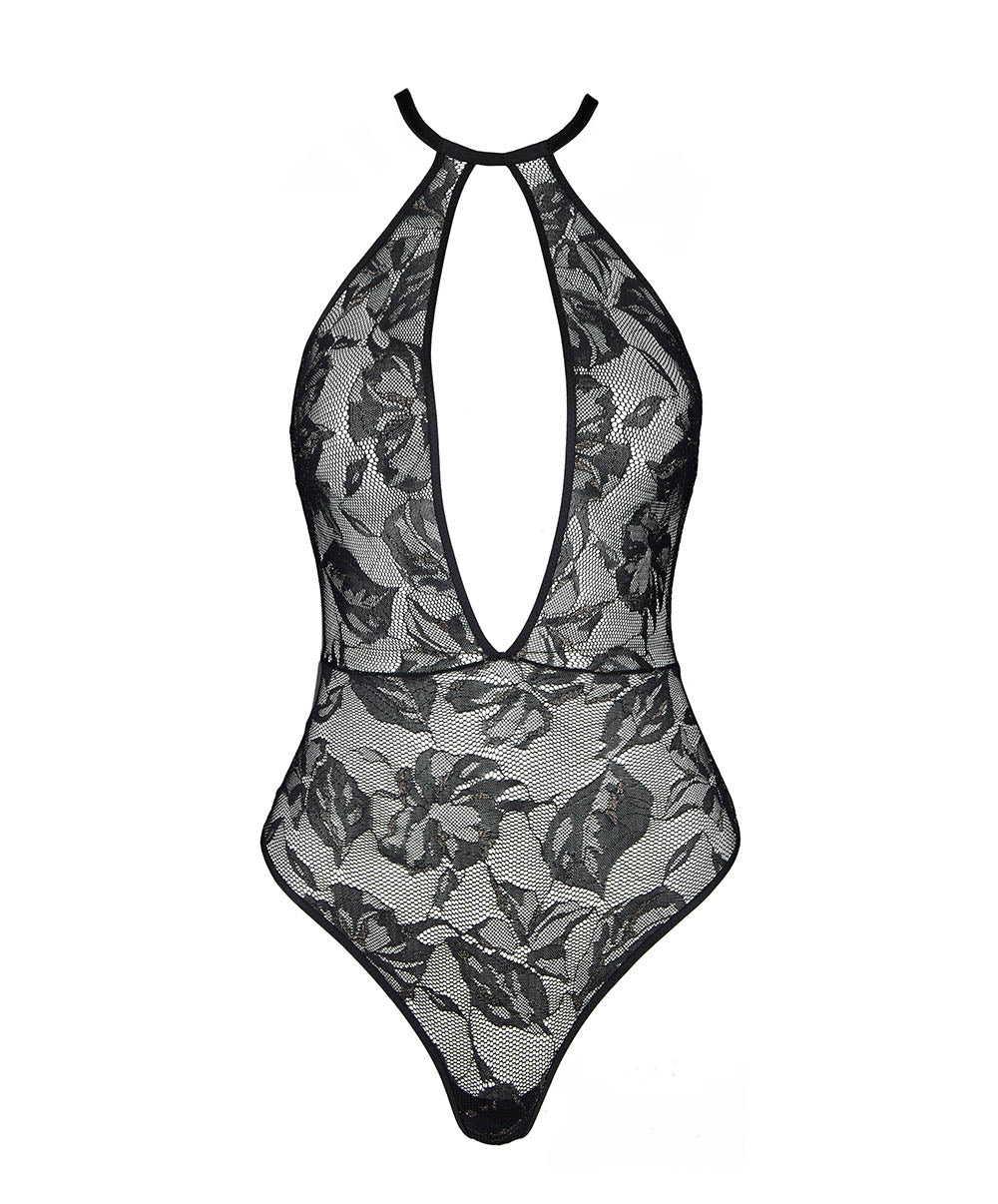 Body Twist and love Noir Aubade P086R-NOIR