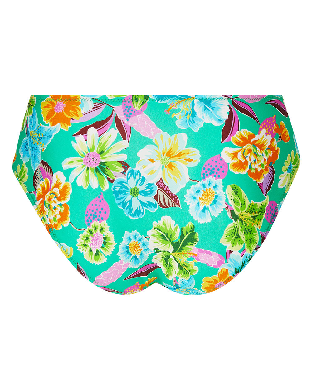 Culotte de bain à coulisses La Feminissima vert émeraude Antigel Bain FBB0670-VE 100