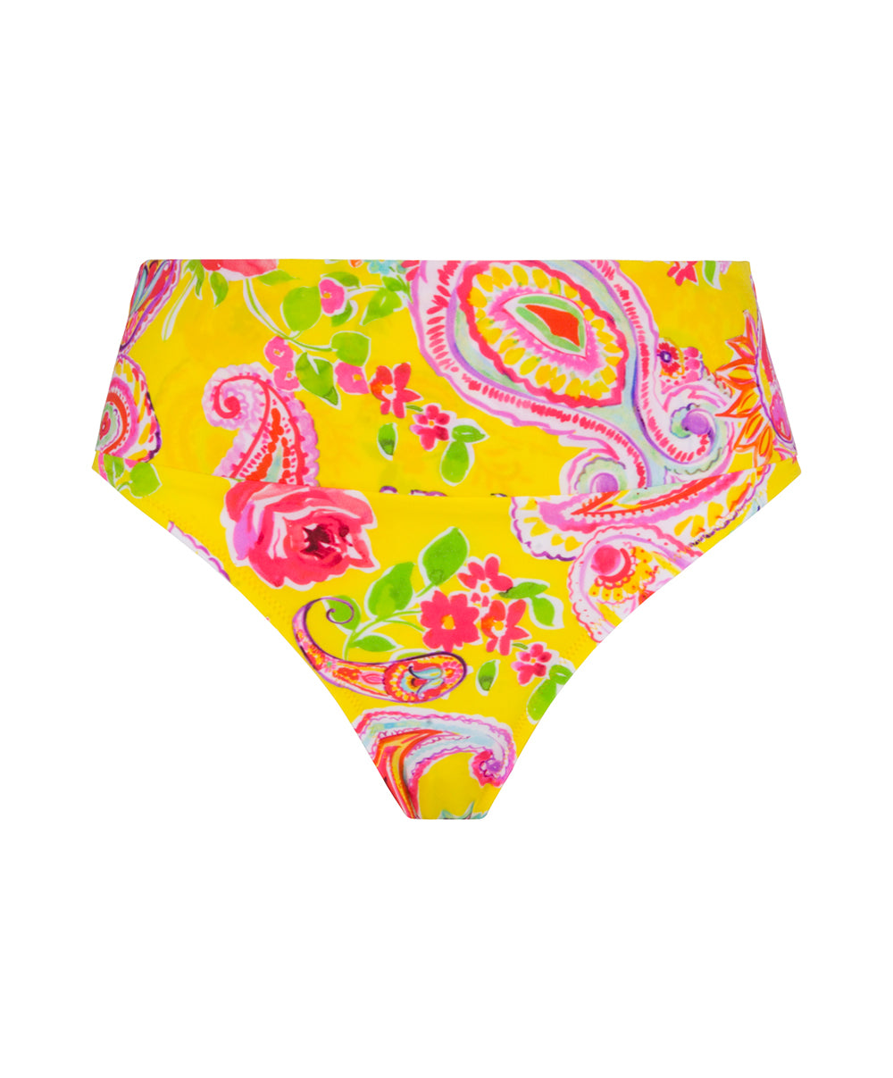 Culotte de bain taille ajustable La Holi Antigel jaune Antigel Bain FBB0334-JH