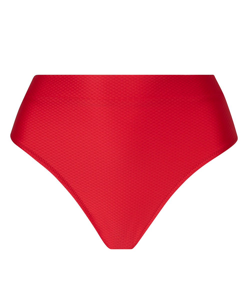 Culotte de bain rétro taille haute La Vogueuse corail vogue Antigel Bain EBB1107-CV 1