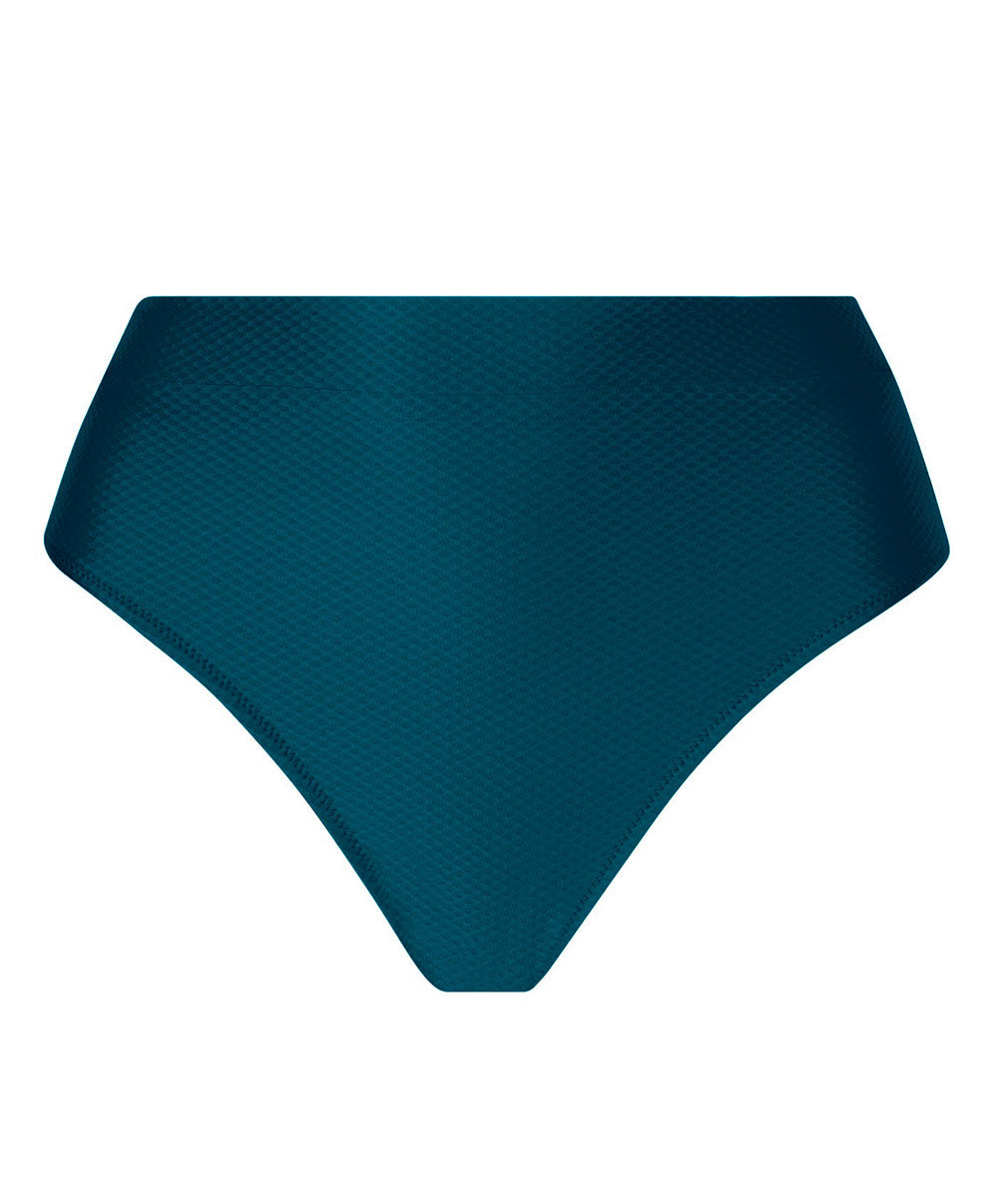 Culotte de bain rétro taille haute La Vogueuse vert vogue Antigel Bain EBB1107-VV 3