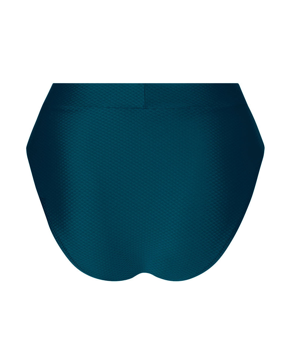 Culotte de bain rétro taille haute La Vogueuse vert vogue Antigel Bain EBB1107-VV 4