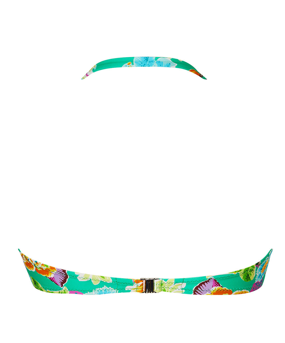 Maillot de bain bandeau coque La Feminissima vert émeraude Antigel Bain EBB7170-VE