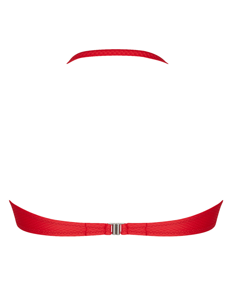 Maillot de bain bandeau coque La Vogueuse corail vogue Antigel Bain EBB7107-CV 2