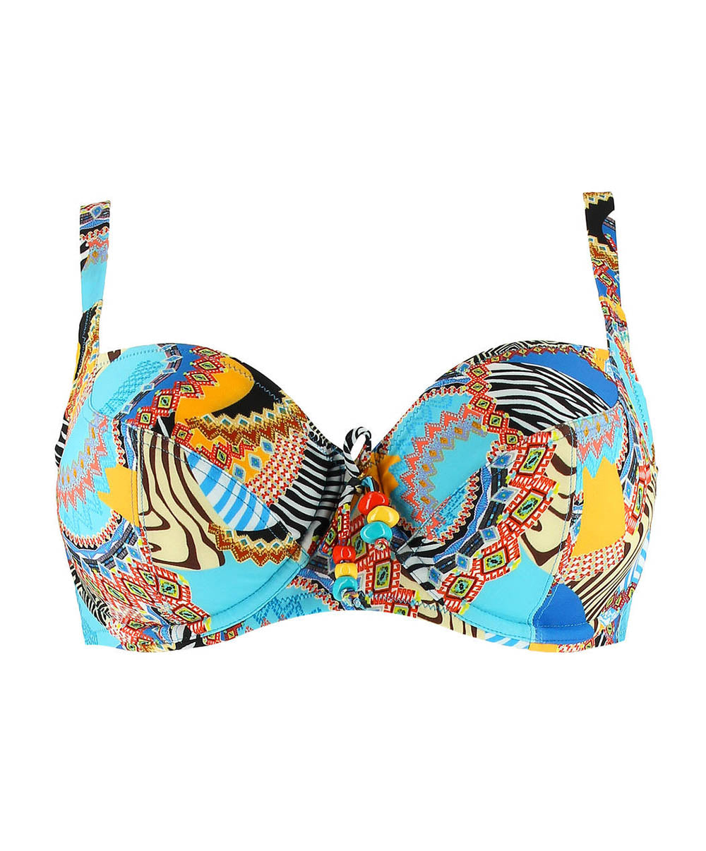 Maillot de bain corbeille bonnet profond la bomba africa Antigel de Lise Charmel bombe ethnique