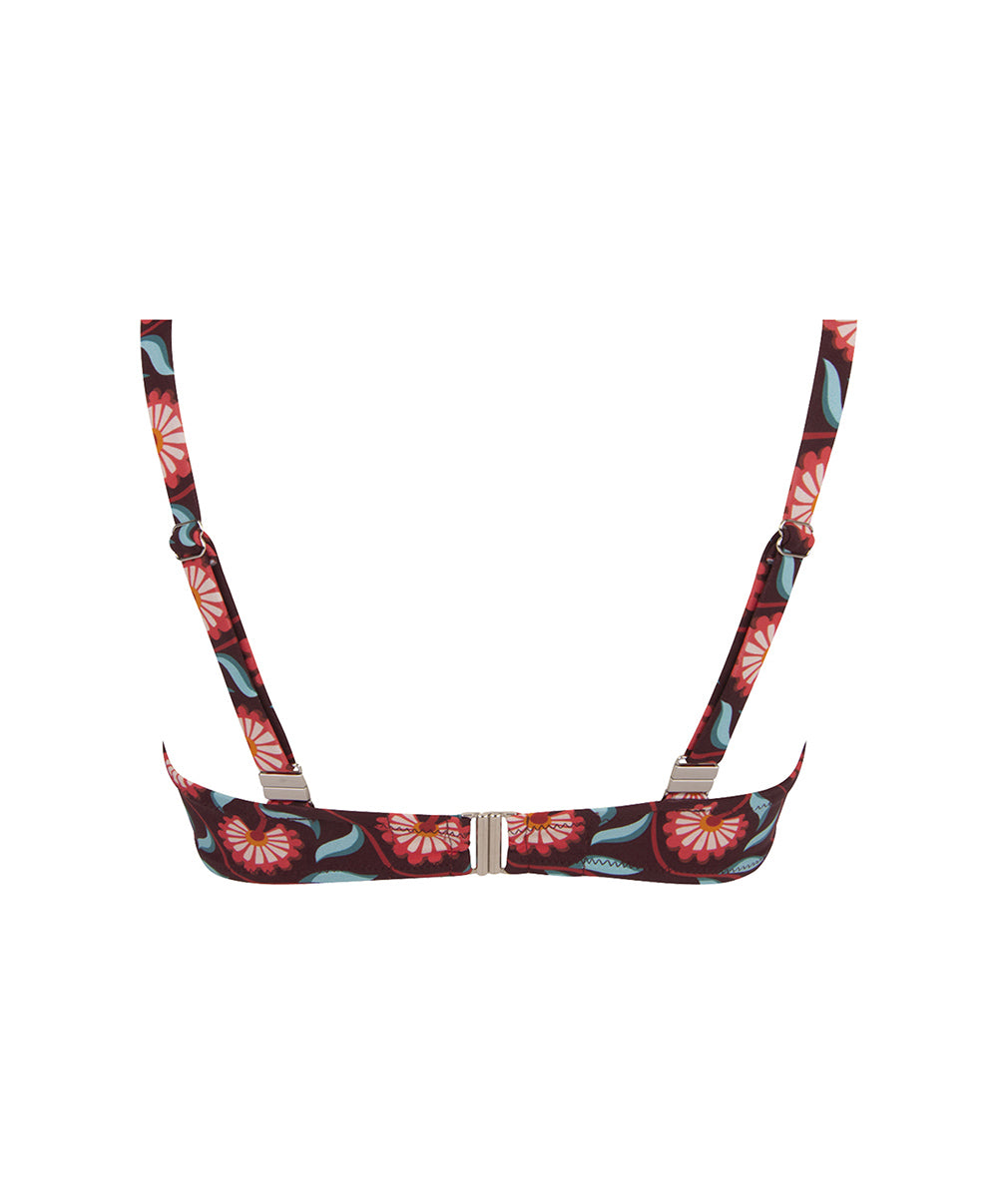 Maillot de bain grande taille coque La Muse Bohème prune Antigel Bain FBB4036-PB 10