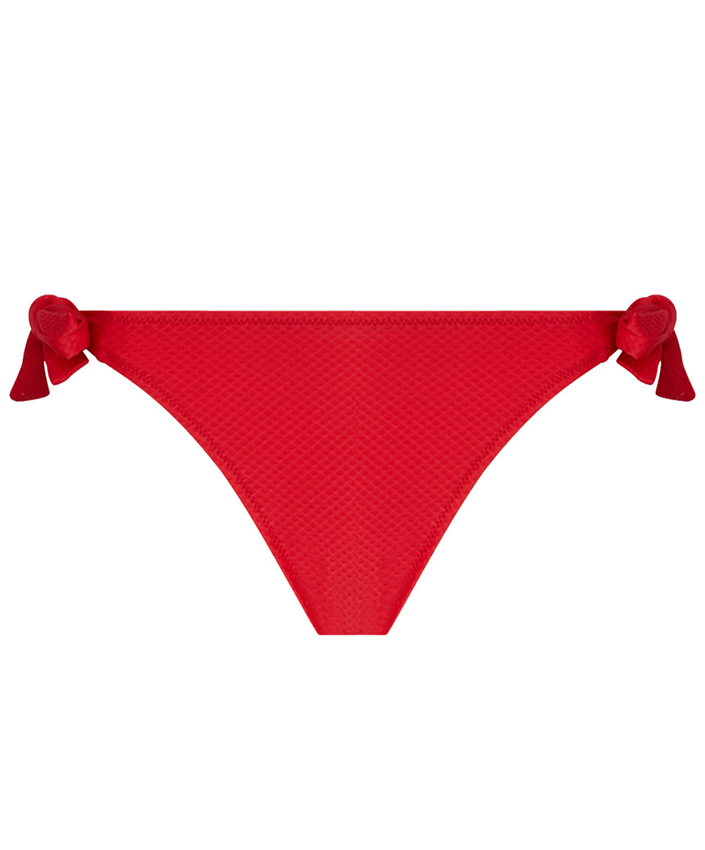 Maillot de bain slip à laçets bikini La Vogueuse corail vogue Antigel Bain EBB0107-CV 3