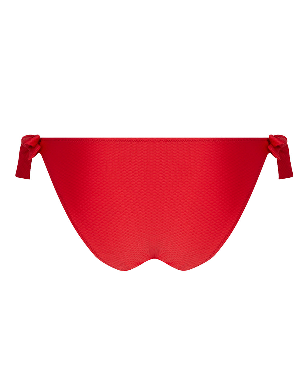 Maillot de bain slip à laçets bikini La Vogueuse corail vogue Antigel Bain EBB0107-CV 4