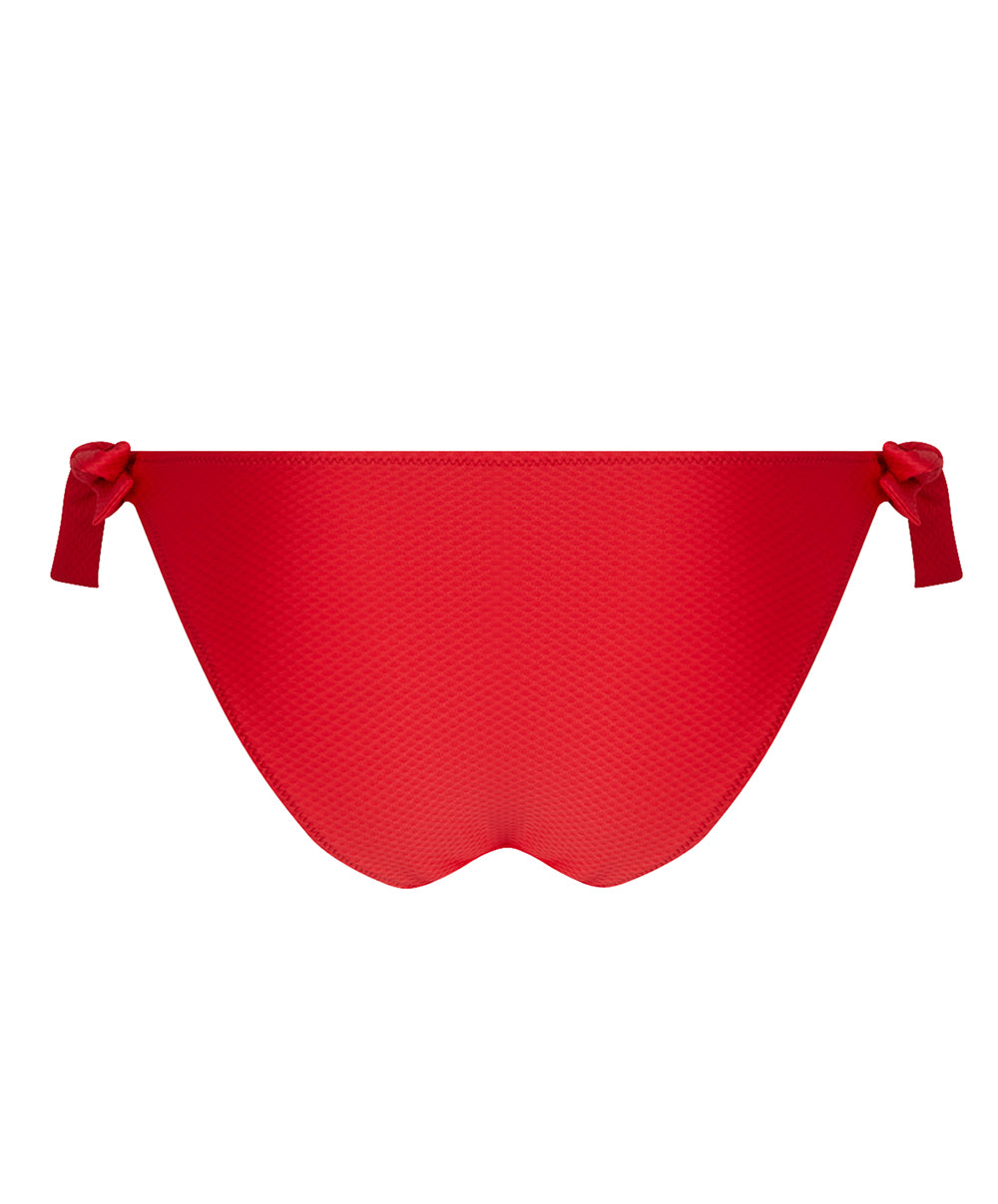 Maillot de bain slip à laçets bikini La Vogueuse corail vogue Antigel Bain EBB0107-CV 4