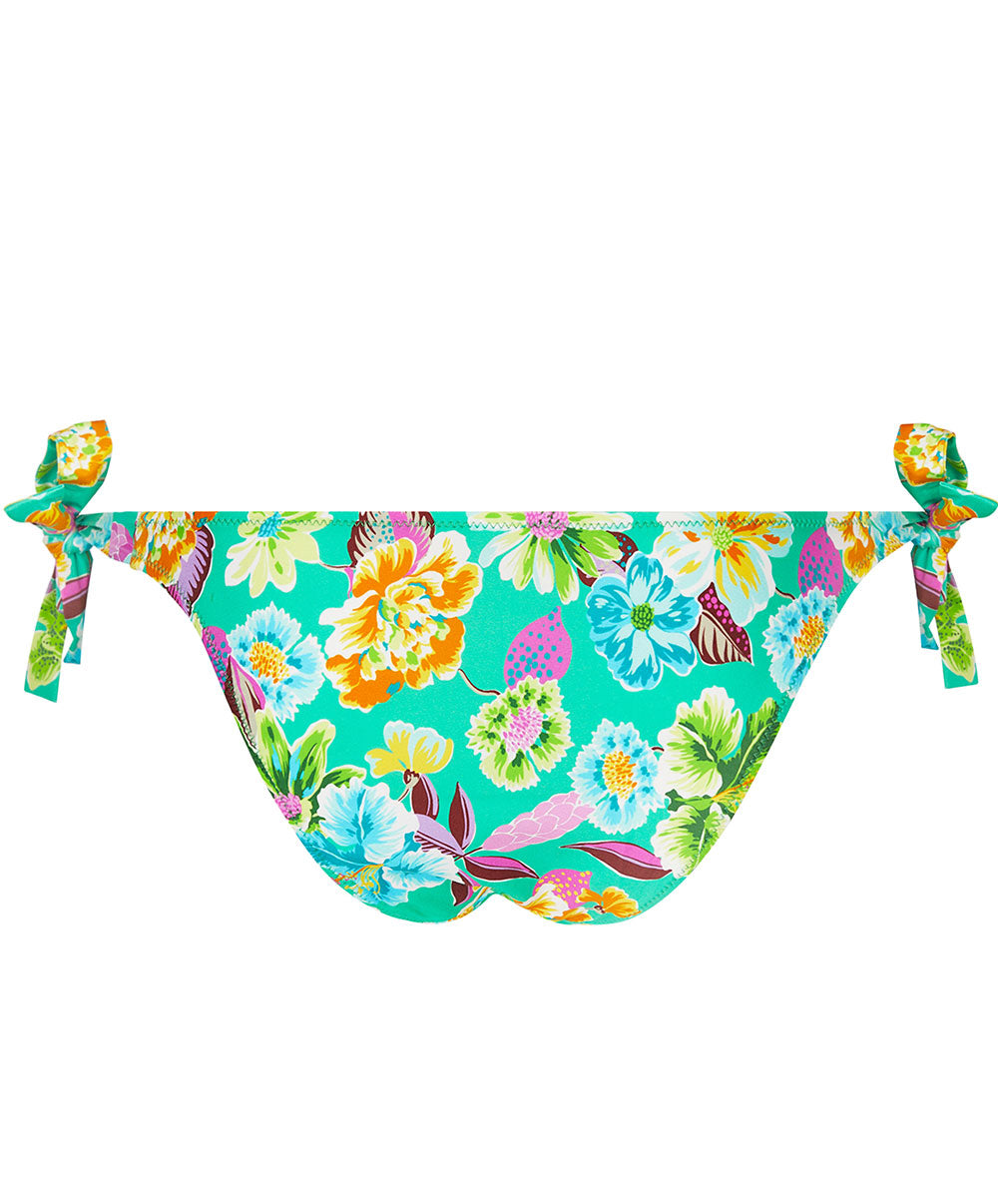 Maillot de bain slip à nouettes bikini La Feminissima vert émeraude Antigel Bain EBB0170-VE 100