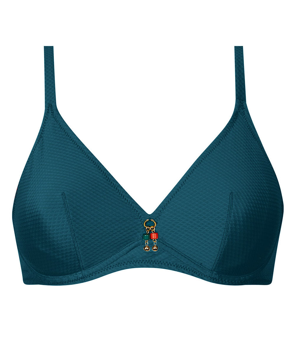 Maillot de bain triangle armatures La Vogueuse vert vogue Antigel Bain FBB3207-VV 6