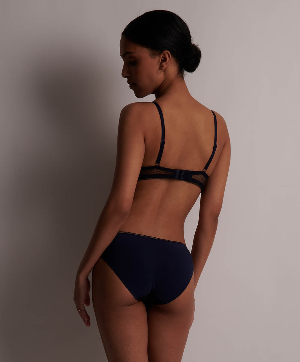 Slip brésilien Illusion fauve Crépuscule Aubade 1A22-CREP