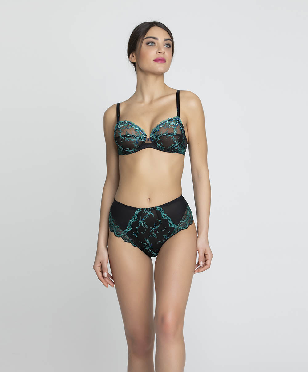 Slip haut Lise Charmel Secrète emeraude BCH0330-EI