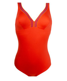 One-piece Swimsuit and Slimming : One piece swimsuit extra support