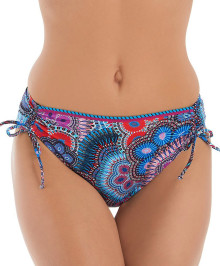 Bikini Bottoms : Hi-cut swim briefs with laces on the side
