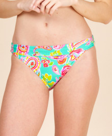 Bikini Bottoms : Swimming briefs adjustable size with fold