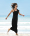 Robe longue de plage La Double Mix noir Antigel Bain ESA1150 NO fashion 2