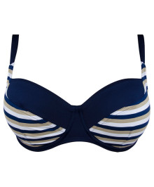 SWIMMING SUITS : Half-cup swimsuit bra plus size