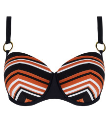 SWIMMING SUITS : Plus size bikini top with molded cups