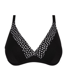 SWIMMING SUITS : Triangle swimming bra with wires