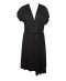 Robe de plage manches courtes La Muse Dolce Vita pois noir Antigel Bain ESB1286 PN 10