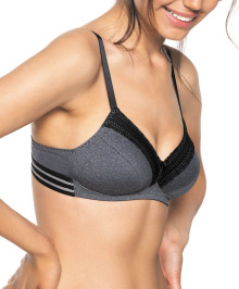 Wire-free, Soft Cups : Soft cup bra wire free