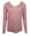 Sweat shirt Antigel de Lise Charmel Un Amour de Tweed rose amour ELH5352 RA 10