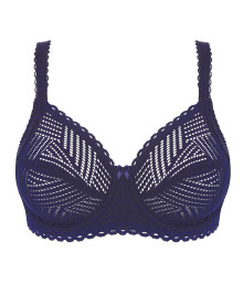 Plus size full cup bra with wires 