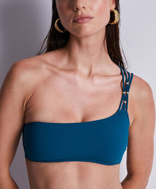 Moulded push-up swim top