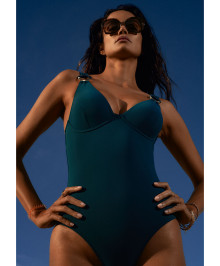 SWIMMING SUITS : One piece swimsuit with wires support