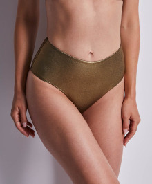 SWIMMING SUITS : High waisted swim briefs