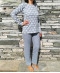 Pyjama chaud Ulyssia Christian Cane Collection homewear femme 61159 7400 400 profil
