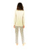 Pyjama femme Sienna Collection homewear Christian Cane Beige ensemble