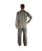 Pyjama long Replay Collection Homme Loungewear Christian Cane Gris anthracite dos