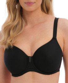 Full Coverage, Underwire : Full cup underwired bra plus size