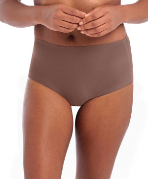 Slip invisible stretch taille haute Fantasie  Smoothease coffee roast FL2328 CRT