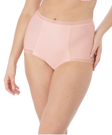 LINGERIE : High waisted briefs with opaque back